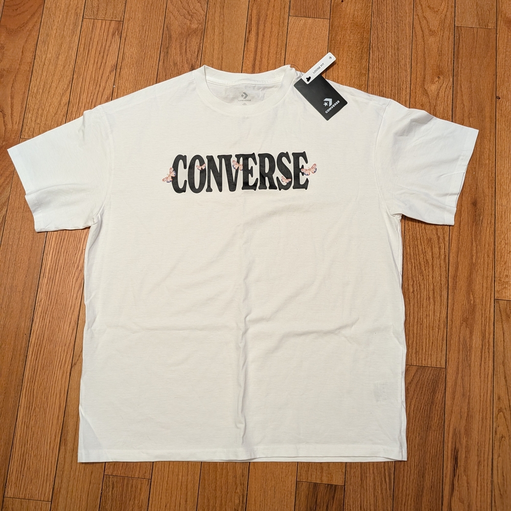 Converse White Men's T-Shirt